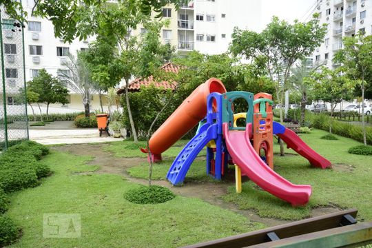 Área Comum - Playground de apartamento para alugar com 2 quartos, 52m² em Barra da Tijuca, Rio de Janeiro