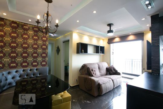 Sala de apartamento à venda com 2 quartos, 56m² em Jardim Norma, São Paulo