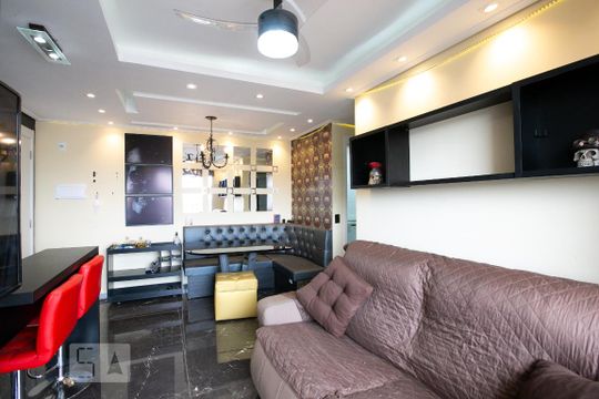 Sala de apartamento à venda com 2 quartos, 56m² em Jardim Norma, São Paulo