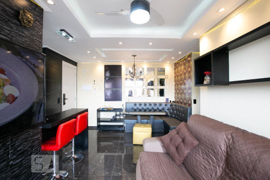 Sala de apartamento à venda com 2 quartos, 56m² em Jardim Norma, São Paulo