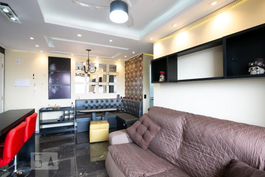 Sala de apartamento à venda com 2 quartos, 56m² em Jardim Norma, São Paulo