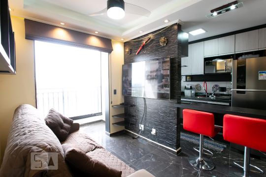 Sala de apartamento à venda com 2 quartos, 56m² em Jardim Norma, São Paulo