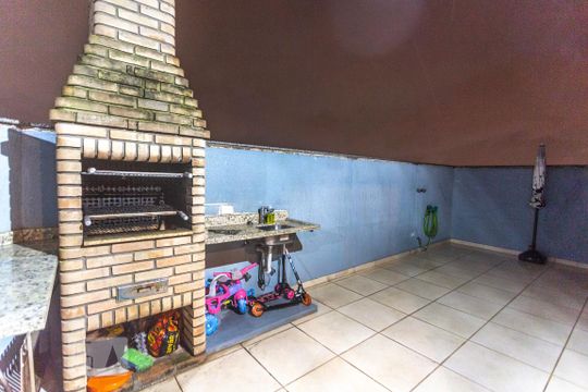 Quintal de apartamento à venda com 4 quartos, 198m² em Jardim Wallace Simonsen, São Bernardo do Campo