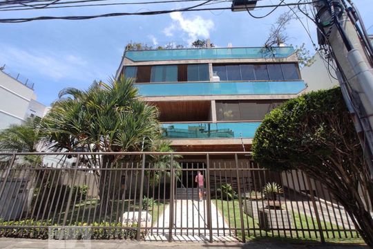 Fachada do Condomínio de apartamento à venda com 3 quartos, 120m² em Recreio dos Bandeirantes, Rio de Janeiro