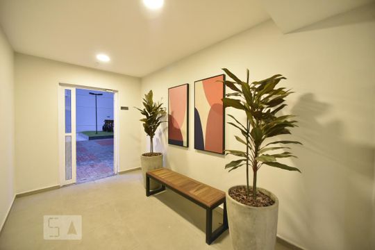 Área comum - hall de entrada de apartamento à venda com 2 quartos, 48m² em Cidade Mãe do Céu, São Paulo