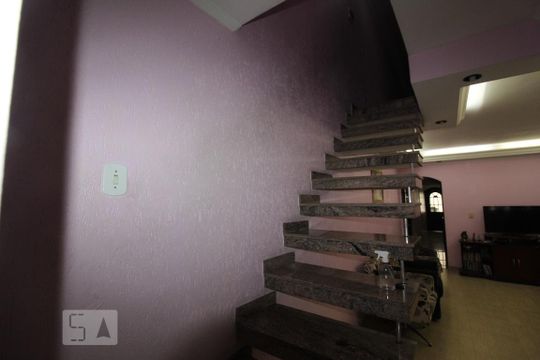 Acesso aos quartos de casa à venda com 4 quartos, 338m² em Campestre, Santo André