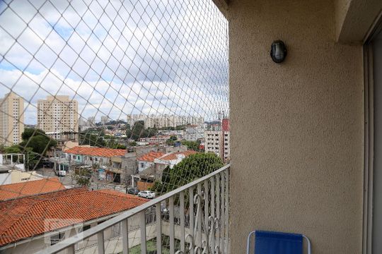 Varanda da Sala de apartamento para alugar com 2 quartos, 58m² em Vila Andrade, São Paulo