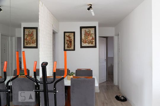 Sala de apartamento para alugar com 2 quartos, 58m² em Vila Andrade, São Paulo