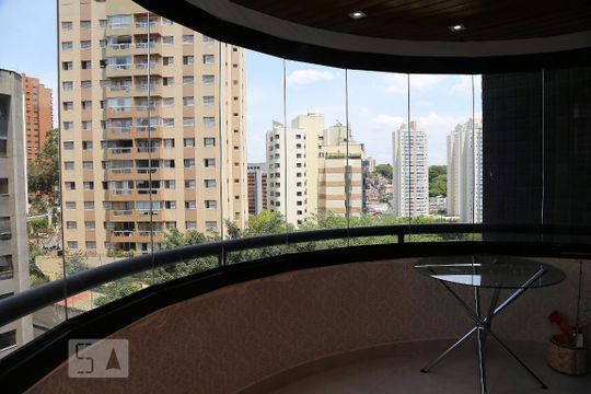 Varanda da Sala de apartamento para alugar com 3 quartos, 150m² em Vila Suzana, São Paulo