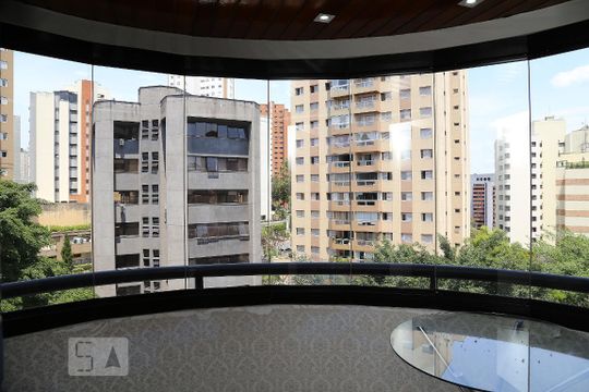 Varanda da Sala de apartamento para alugar com 3 quartos, 150m² em Vila Suzana, São Paulo