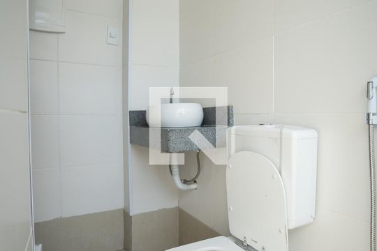 Banheiro de apartamento à venda com 1 quarto, 20m² em Botafogo, Rio de Janeiro