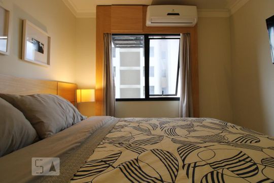 Quarto de apartamento à venda com 1 quarto, 43m² em Vila Congonhas, São Paulo