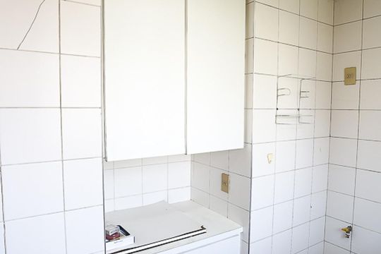 Cozinha de apartamento para alugar com 1 quarto, 45m² em Vila Andrade, São Paulo
