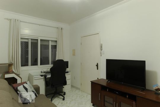 Sala de apartamento à venda com 1 quarto, 45m² em Santana, Porto Alegre