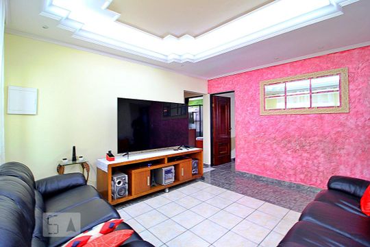 Sala de casa à venda com 4 quartos, 350m² em Parque João Ramalho, Santo André