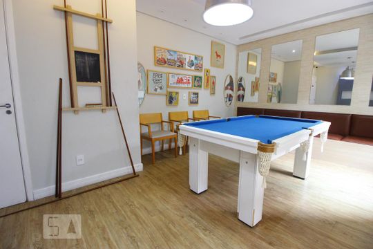 Área comum - Sala de jogos de apartamento à venda com 2 quartos, 47m² em Vila Carmosina, São Paulo