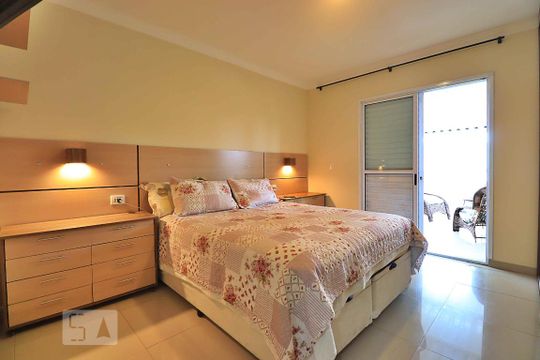 Quarto 1 - Suíte de casa à venda com 3 quartos, 278m² em Vila Floresta, Santo André