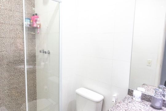 Banheiro de apartamento para alugar com 2 quartos, 53m² em Nova Petrópolis, São Bernardo do Campo
