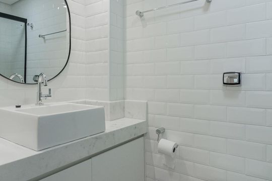 Banheiro da Suíte de apartamento à venda com 3 quartos, 87m² em Jabaquara, São Paulo
