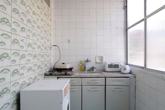 Cozinha de apartamento à venda com 1 quarto, 36m² em Campos Elíseos, São Paulo