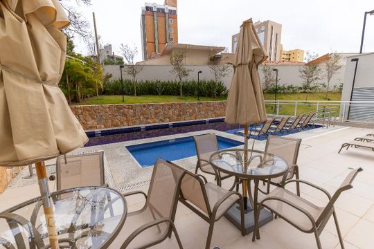 Área comum - Piscina de apartamento à venda com 1 quarto, 62m² em Botafogo, Campinas