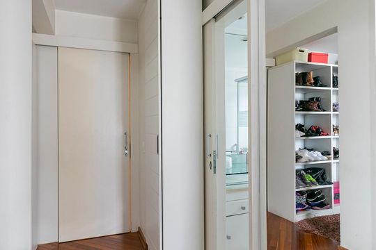 Suíte - Corredor de apartamento para alugar com 3 quartos, 104m² em Vila Gomes Cardim, São Paulo