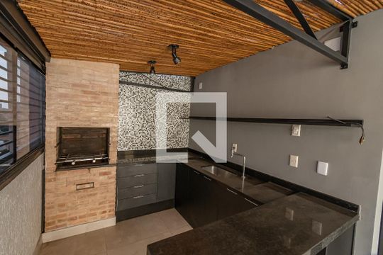 Varanda Gourmet de apartamento à venda com 2 quartos, 143m² em Botafogo, Campinas