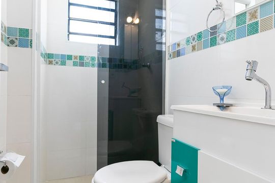 Banheiro de apartamento para alugar com 2 quartos, 60m² em Brás, São Paulo