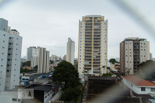 Vista da sala de apartamento à venda com 2 quartos, 55m² em Vila Mascote, São Paulo