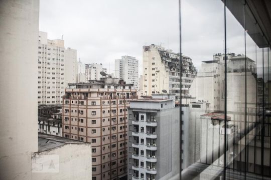 vista da Sacada de apartamento à venda com 1 quarto, 41m² em Santa Efigênia, São Paulo