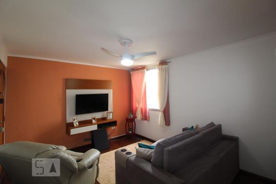 Sala de apartamento à venda com 2 quartos, 55m² em São José, São Caetano do Sul