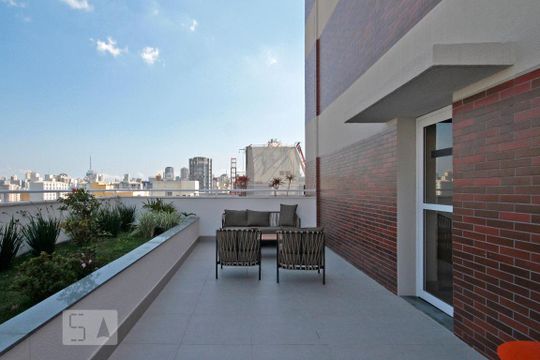 Terraço de kitnet/studio para alugar com 1 quarto, 16m² em Bela Vista, São Paulo