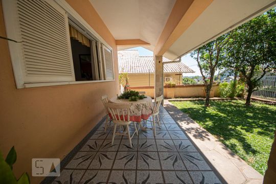 Varanda da Frente da Casa de casa à venda com 3 quartos, 360m² em Santo Andre, São Leopoldo