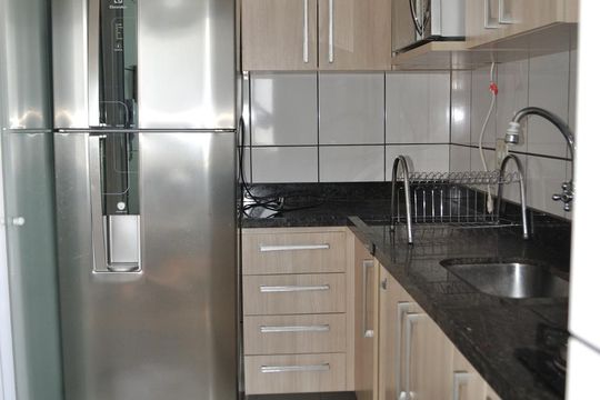 Cozinha de apartamento à venda com 1 quarto, 38m² em Ipiranga, São Paulo