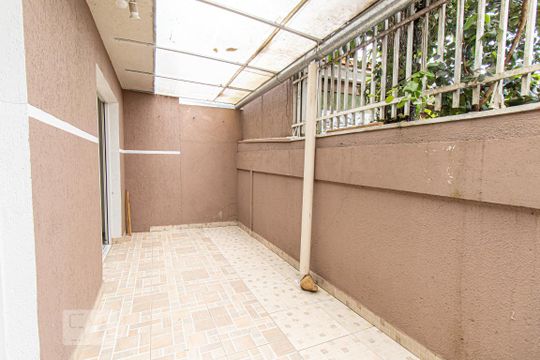 Varanda e Área de Serviço de apartamento para alugar com 1 quarto, 55m² em Prado Velho, Curitiba