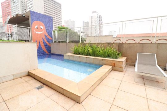 Área comum de apartamento para alugar com 2 quartos, 45m² em Liberdade, São Paulo