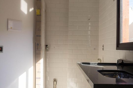 Cozinha/Área de Serviço de apartamento à venda com 2 quartos, 33m² em Vila Arriete, São Paulo
