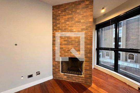 Sala de apartamento para alugar com 1 quarto, 98m² em Jardim, Santo André