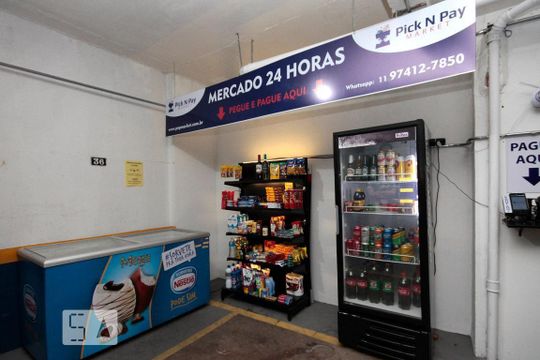 Área comum de apartamento para alugar com 1 quarto, 30m² em Bela Vista, São Paulo