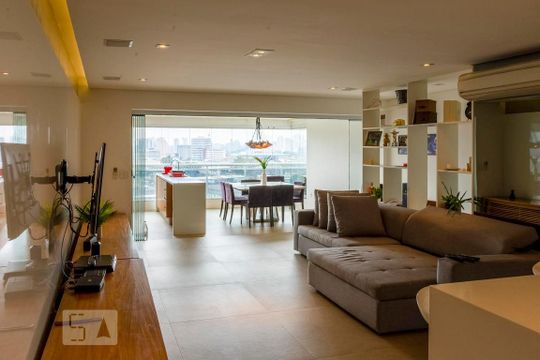 Sala de apartamento para alugar com 2 quartos, 108m² em Jardim Peri, São Paulo