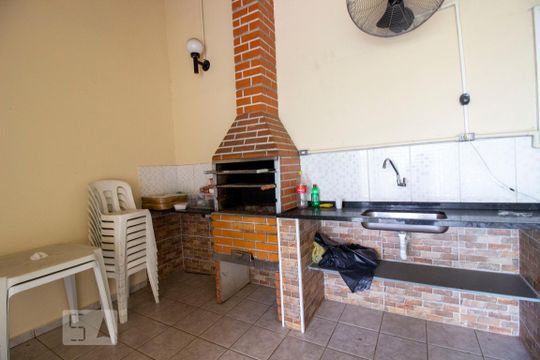 Área comum - Churrasqueira de apartamento para alugar com 3 quartos, 70m² em Jardim Shangai, Jundiaí