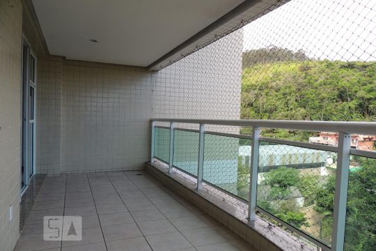 Varanda  de apartamento para alugar com 4 quartos, 128m² em Freguesia (Jacarepaguá), Rio de Janeiro