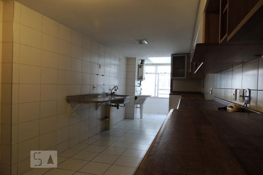 Cozinha - Armários de apartamento para alugar com 4 quartos, 128m² em Freguesia (Jacarepaguá), Rio de Janeiro