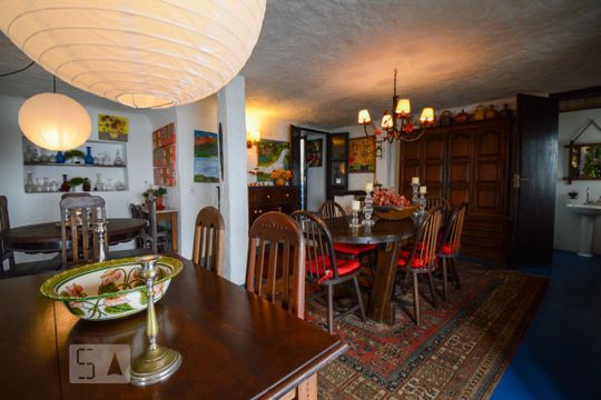 Sala de casa à venda com 6 quartos, 500m² em São Conrado, Rio de Janeiro