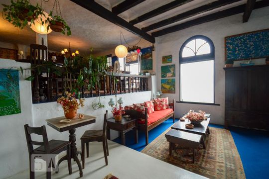 Sala de casa à venda com 6 quartos, 500m² em São Conrado, Rio de Janeiro