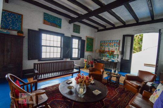 Sala de casa à venda com 6 quartos, 500m² em São Conrado, Rio de Janeiro