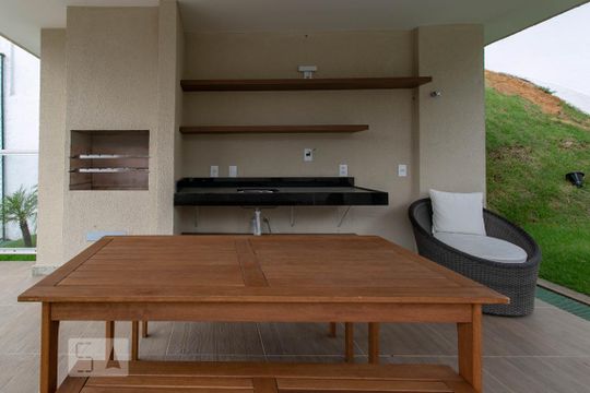 Área comum - Churrasqueira de apartamento à venda com 2 quartos, 55m² em Planalto, Belo Horizonte