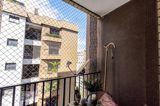 Varanda da Sala de apartamento à venda com 2 quartos, 60m² em Icaraí, Niterói