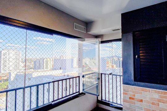 Varanda da Sala de apartamento para alugar com 2 quartos, 50m² em Brás, São Paulo