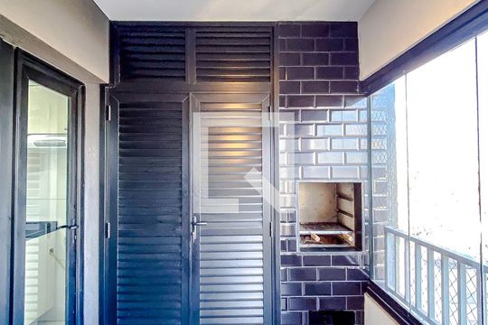 Varanda da Sala de apartamento para alugar com 2 quartos, 50m² em Brás, São Paulo